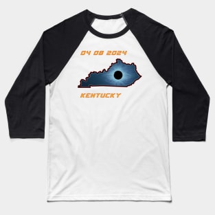 Kentucky 2024 Total Solar Eclipse Baseball T-Shirt